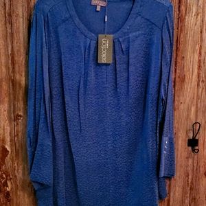 Blue blouse NWT great for work
